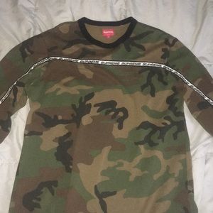 SUPREME LONG SLEEVE CAMO
